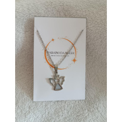 Colar Anjo da Guarda Madre Pérola