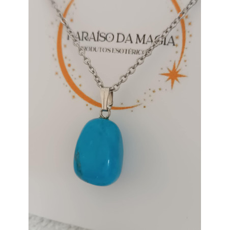 Colar Pedra Turquesa
