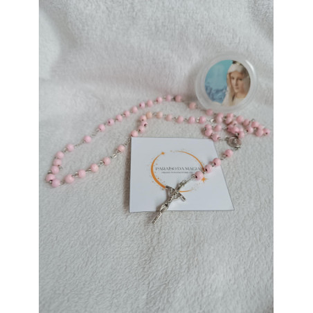Terço Nossa Senhora de Fátima Rosa