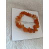 Pulseira Chip Calcita Laranja