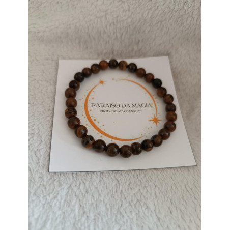 Pulseira Olho de Tigre 6mm
