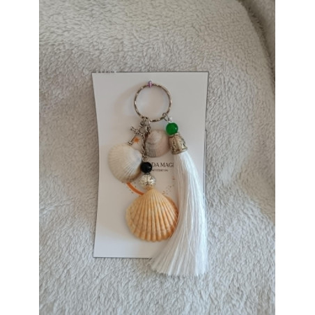Porta Chaves Conchas com Cruz