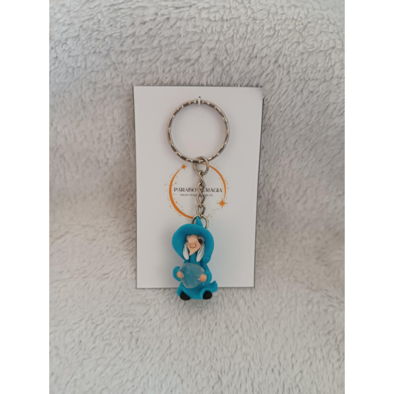 Porta Chaves Bruxinha Proteção Crianças