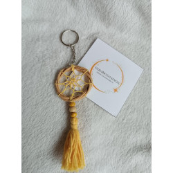 Porta Chaves Caça Sonhos Amarelo