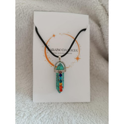 Colar Turquesa com 7 Chakras